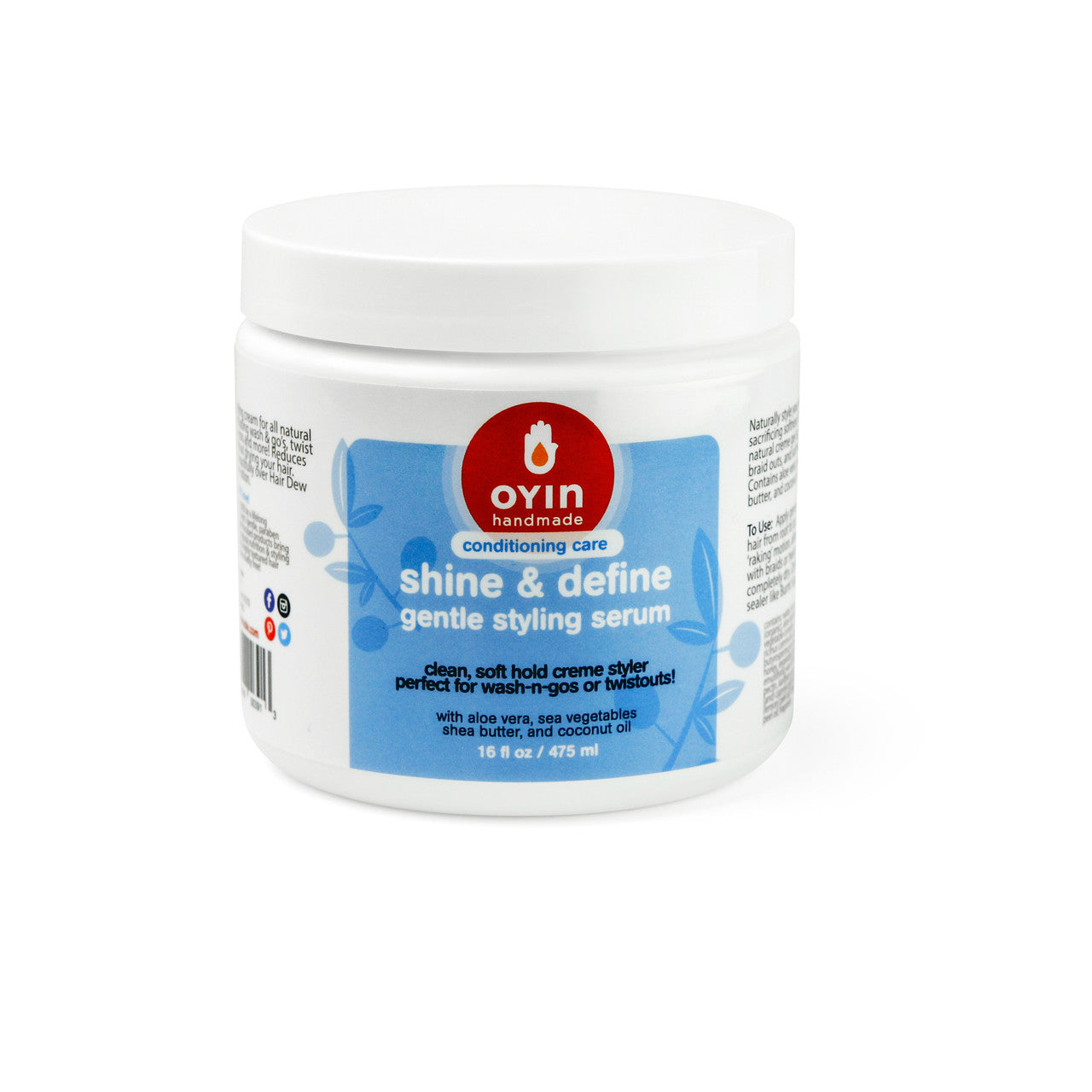 shine & define, 16oz jar