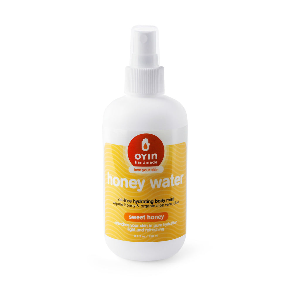 oyin honey water, in an 8oz spray bottle
