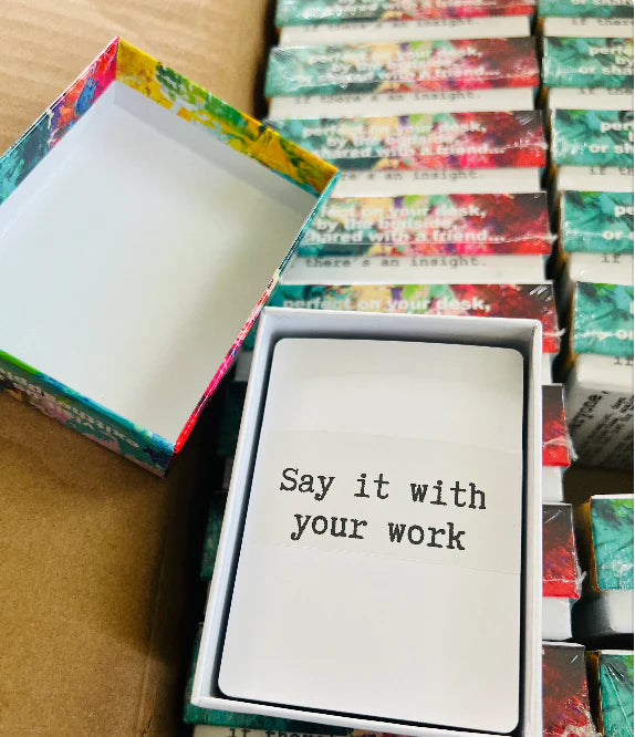 exittheapple  "Dear Artist" - an affirmation & inspiration deck