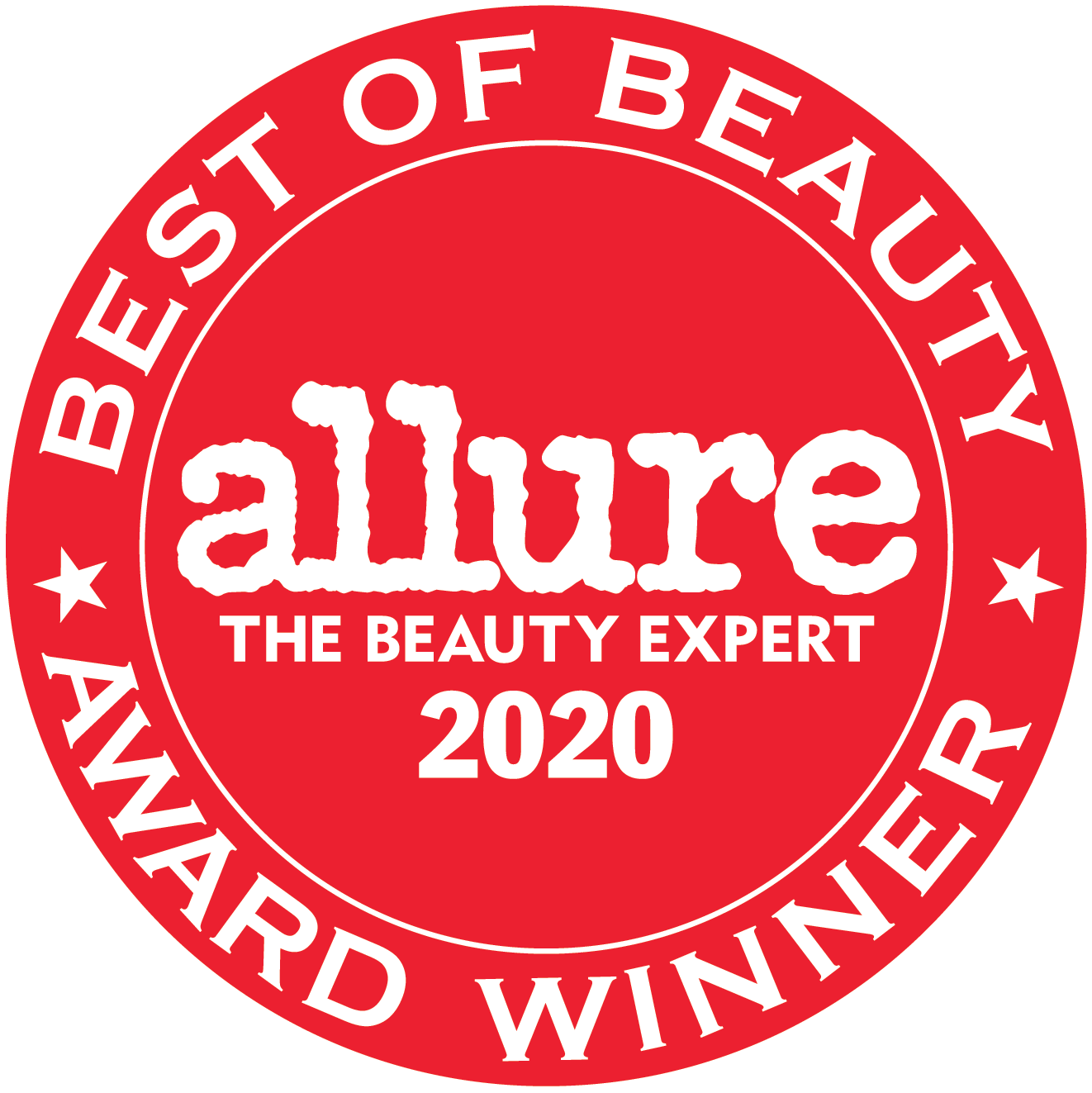 Allure Best Of Beauty 2020 badge